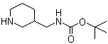 3-Boc-氨甲基哌啶分子结构 (CAS 142643-29-6)