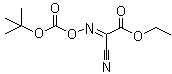 structure of CAS# 1426821-11-5, (2E)-2-Cyano-2-[[[(1,1-dimethylethoxy)carbonyl]oxy]imino]acetic acid ethyl ester