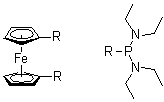 CAS 登录号：142691-71-2, 1,1'-双[双(二乙基氨基)膦基]二茂铁