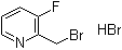 2-(溴甲基)-3-氟吡啶氢溴酸盐分子结构 (CAS 1427429-75-1)