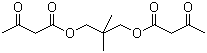 新戊二醇双乙酰乙酸酯分子结构 (CAS 14276-67-6)