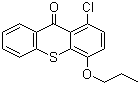 structure of CAS# 142770-42-1, 1-Chloro-4-propoxythioxanthone