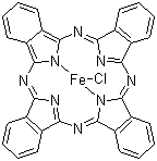 structure of CAS# 14285-56-4, 氯酞菁铁 (III)