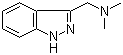 N,N-二甲基-1H-吲唑-3-甲胺分子结构 (CAS 142910-86-9)