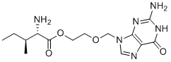 阿昔洛韦L-异亮氨酸酯分子结构 (CAS 142963-63-1)