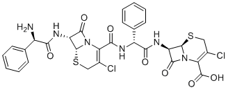 头孢克洛二聚体分子结构 (CAS 142975-51-7)