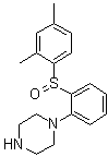 1-[2-[(2,4-二甲基苯基)亚磺酰基]苯基]哌嗪分子结构 (CAS 1429908-35-9)