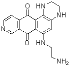6-[(2-氨基乙基)氨基]-1,2,3,4-四氢-异喹啉并[6,7-f]喹喔啉-7,12-二酮分子结构 (CAS 1430561-06-0)