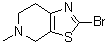 2-溴-5-甲基-4,5,6,7-四氢[1,3]噻唑并[5,4-c]吡啶分子结构 (CAS 143150-92-9)