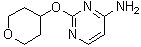 2-[(四氢-2H-吡喃-4-基)氧基]-4-嘧啶胺分子结构 (CAS 1431654-83-9)