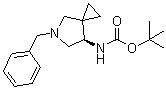 N-[(7R)-5-苄基-5-氮杂螺[2.4]庚烷-7-基]氨基甲酸叔丁酯分子结构 (CAS 1432056-70-6)