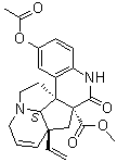 10-乙酰氧基攀援山橙碱分子结构 (CAS 1432058-90-6)