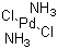 Dichlorodiamminepalladium molecular structure (CAS 14323-43-4)