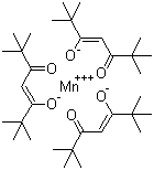 三(2,2,6,6-四甲基-3,5-庚二酮酸)锰分子结构 (CAS 14324-99-3)