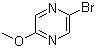 2-溴-5-甲氧基吡嗪分子结构 (CAS 143250-10-6)