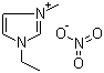 1-乙基-3-甲基咪唑鎓硝酸盐分子结构 (CAS 143314-14-1)