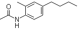 structure of CAS# 143360-00-3, N-(4-丁基-2-甲基苯基)乙酰胺