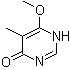 structure of CAS# 14341-18-5, 6-甲氧基-5-甲基-4(1H)-嘧啶酮