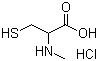 CAS 登录号：14344-46-8, 3-巯基-2-(甲基氨基)丙酸盐酸盐