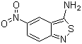 3-氨基-5-硝基-2,1-苯并异噻唑分子结构 (CAS 14346-19-1)