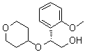 (betaR)-2-甲氧基-beta-[(四氢-2H-吡喃-4-基)氧基]苯乙醇分子结构 (CAS 1434652-66-0)