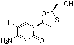 恩曲他滨分子结构 (CAS 143491-57-0)