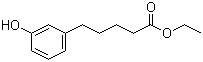 5-(3-羟基苯基)戊酸乙酯分子结构 (CAS 143536-52-1)