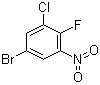 5-溴-3-氯-2-氟硝基苯分子结构 (CAS 1435806-75-9)