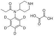 去甲芬太尼-d5草酸酯分子结构 (CAS 1435933-84-8)