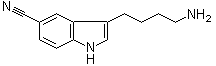 structure of CAS# 143612-85-5, 3-(4-氨基丁基)-1H-吲哚-5-甲腈