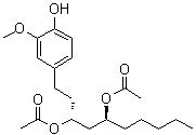 CAS 登录号：143615-75-2, (3R,5S)-[6]-姜二醇二乙酸酯