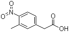 2-(3-甲基-4-硝基苯基)乙酸分子结构 (CAS 143665-37-6)