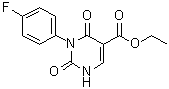 CAS # 1437323-25-5, 1-(4-Fluorophenyl)-1,2,3,6-tetrahydro-2,6-dioxo-5-pyrimidinecarboxylic acid ethyl ester