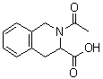 2-乙酰基-1,2,3,4-四氢异喹啉-3-羧酸分子结构 (CAS 143767-54-8)