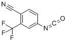 4-异氰酸-2-(三氟甲基)苯甲腈分子结构 (CAS 143782-18-7)