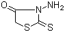 CAS 登录号：1438-16-0, N-氨基绕丹宁, 3-氨基硫氧噻唑烷