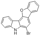 6-溴-5H-苯并呋喃并[3,2-c]咔唑分子结构 (CAS 1438427-35-0)
