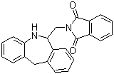 structure of CAS# 143878-20-0, 6-(Phthalimidomethyl)-6,11-dihydro-5H-dibenz[b,e]azepine