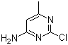 2-氯-4-氨基-6-甲基嘧啶分子结构 (CAS 14394-60-6)