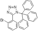 5-(2-溴苯基)-1-三苯甲基-1H-四氮唑分子结构 (CAS 143945-72-6)