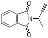 structure of CAS# 14396-89-5, N-(1-甲基-2-丙炔基)酞酰亚胺