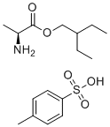 L-丙氨酸,2-乙基丁基酯,4-甲基苯磺酸酯(1:1)分子结构 (CAS 1439903-69-1)