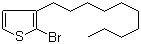 2-溴-3-癸基噻吩分子结构 (CAS 144012-09-9)