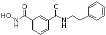 N1-羟基-N3-(2-苯基乙基)-1,3-苯二甲酰胺分子结构 (CAS 1440209-96-0)