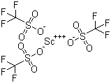 三氟甲烷磺酸钪分子结构 (CAS 144026-79-9)