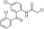 structure of CAS# 14405-03-9, 2-氯乙酰氨基-2',5-二氯二苯甲酮