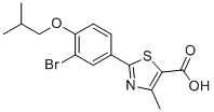 structure of CAS# 144060-40-2, 非布索坦溴杂质