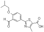 CAS # 144060-62-8, 2-[3-Formyl-4-(2-methylpropoxy)phenyl]-4-methyl-5-thiazolecarboxylic acid