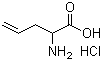 2-氨基-4-戊烯酸盐酸盐分子结构 (CAS 144073-09-6)