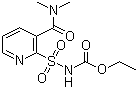 [[3-[(二甲基氨基)甲酰]-2-吡啶]磺酰]氨基甲酸乙酯分子结构 (CAS 144098-17-9)